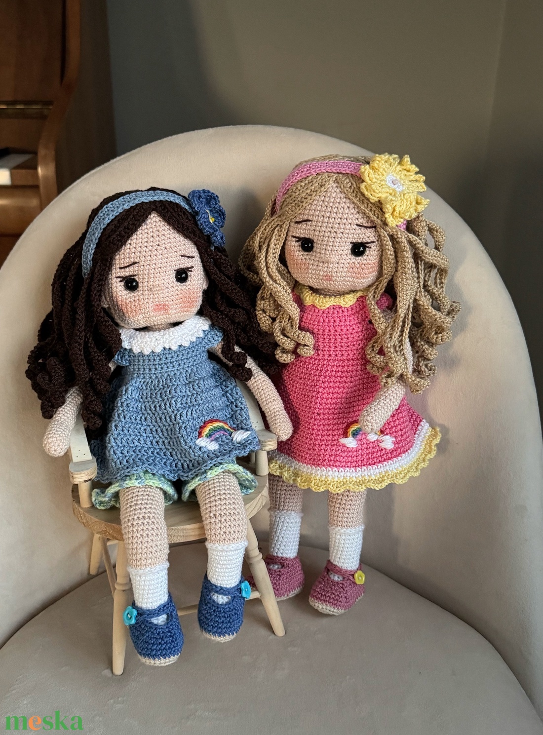 Amigurumi Sara és Lola baba - játék & sport - baba & babaház - öltöztethető baba - Meska.hu Amigurumi Sara és Lola baba - játék & sport - baba & babaház - öltöztethető baba - Meska.hu