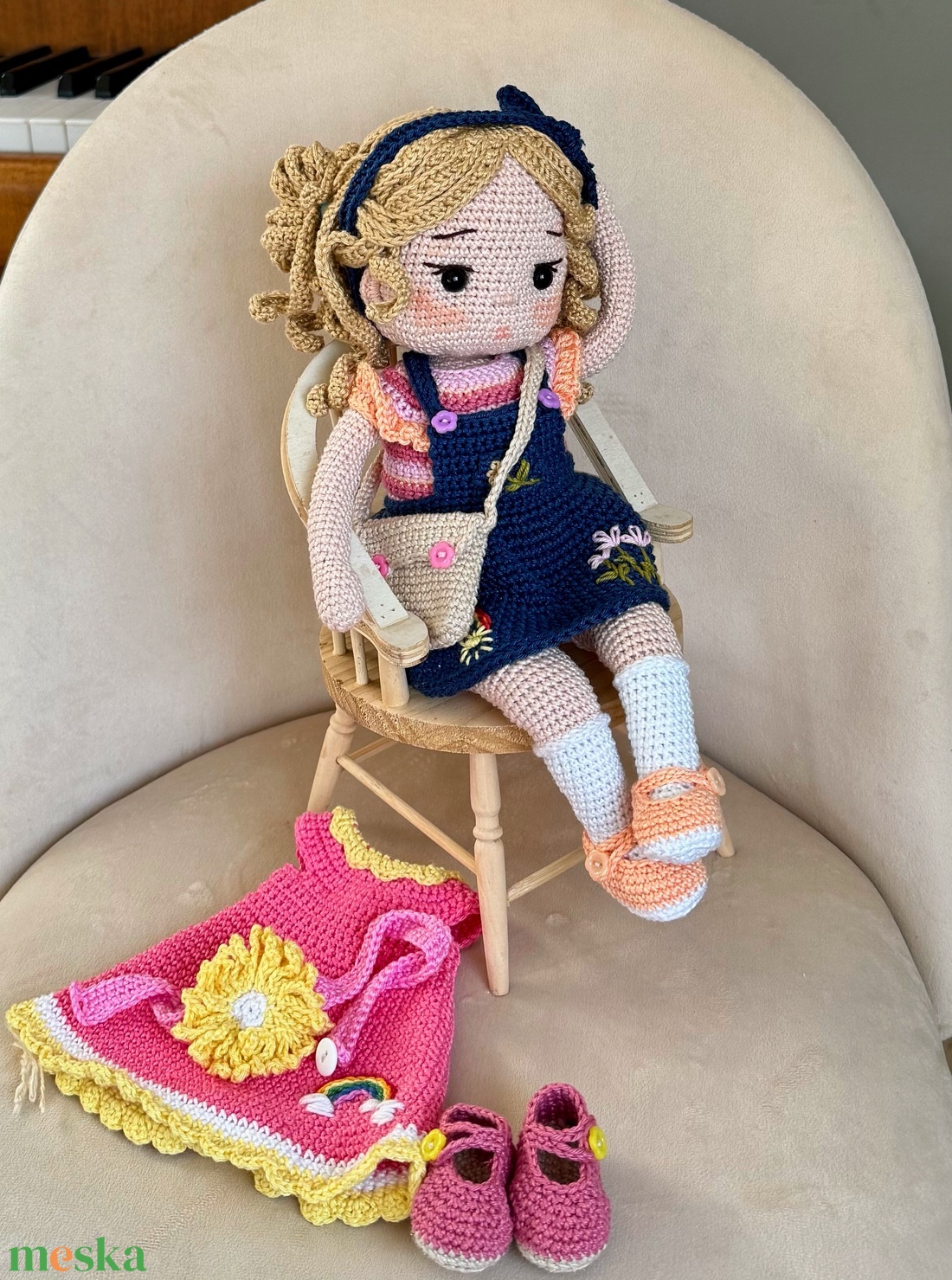 Amigurumi Sara és Lola baba - játék & sport - baba & babaház - öltöztethető baba - Meska.hu Amigurumi Sara és Lola baba - játék & sport - baba & babaház - öltöztethető baba - Meska.hu