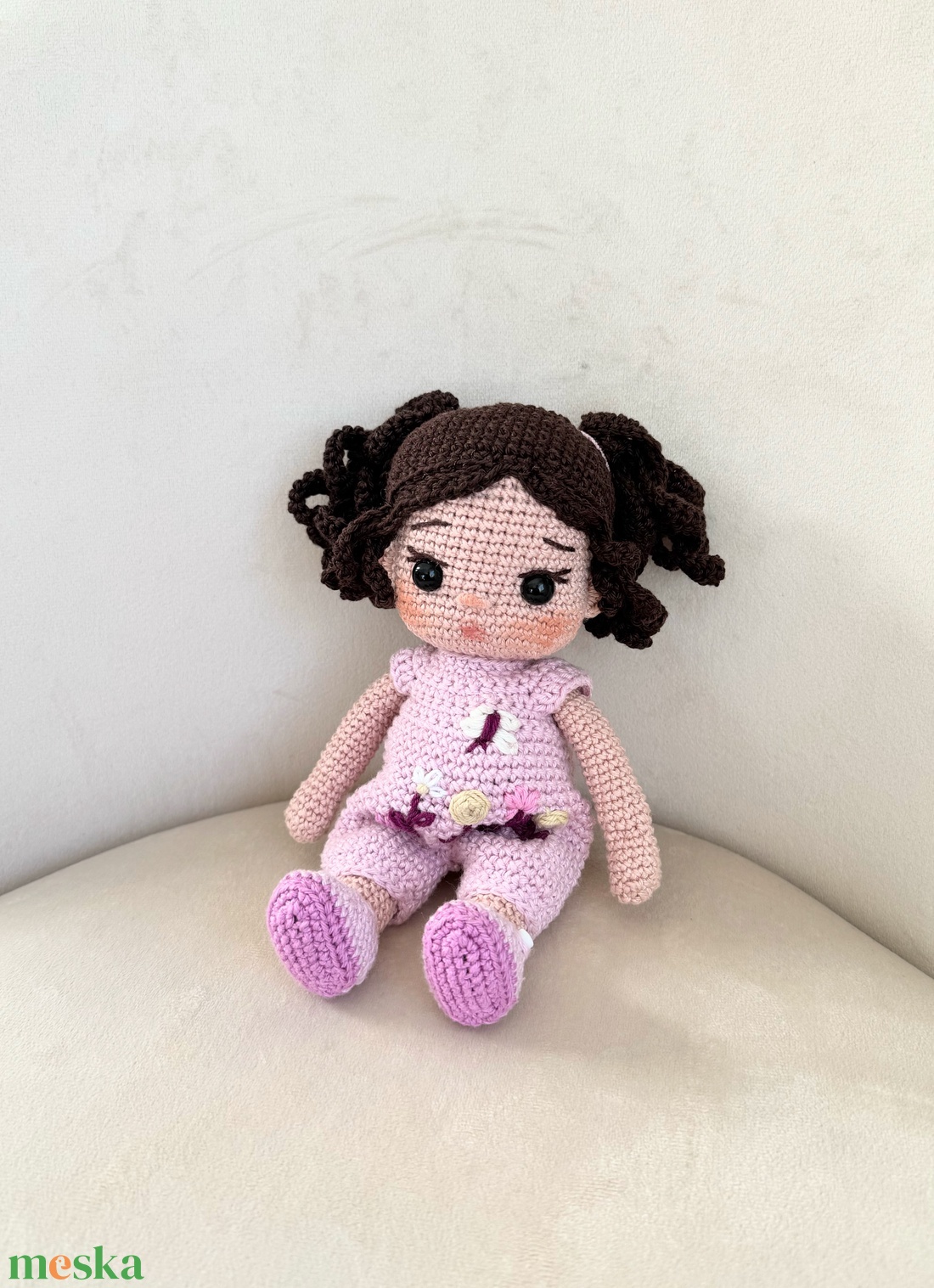 Amigurumi Mini baba - játék & sport - baba & babaház - öltöztethető baba - Meska.hu