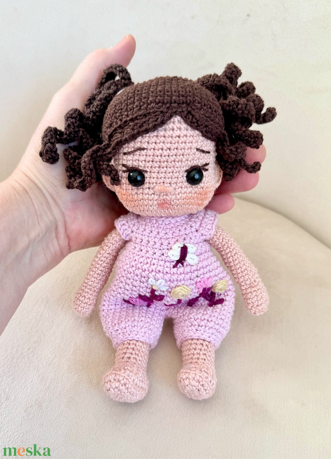 Amigurumi Mini baba - játék & sport - baba & babaház - öltöztethető baba - Meska.hu