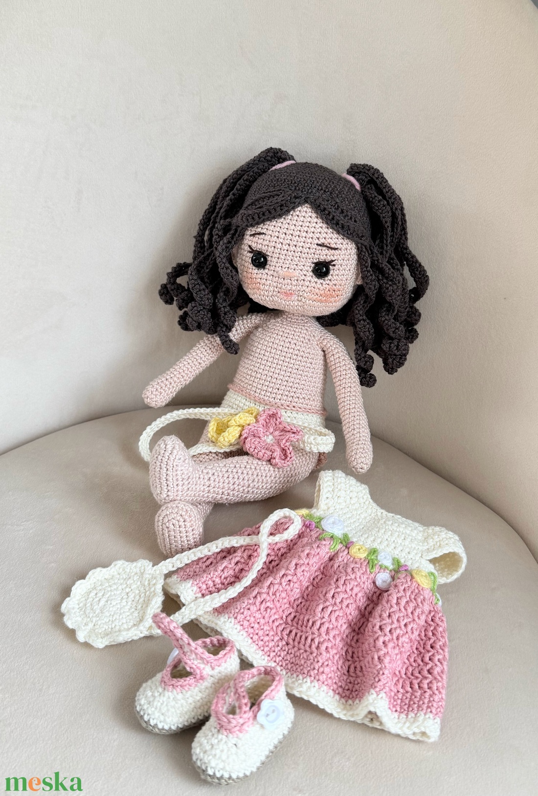 Amigurumi Szofi baba - játék & sport - baba & babaház - öltöztethető baba - Meska.hu Amigurumi Szofi baba - játék & sport - baba & babaház - öltöztethető baba - Meska.hu