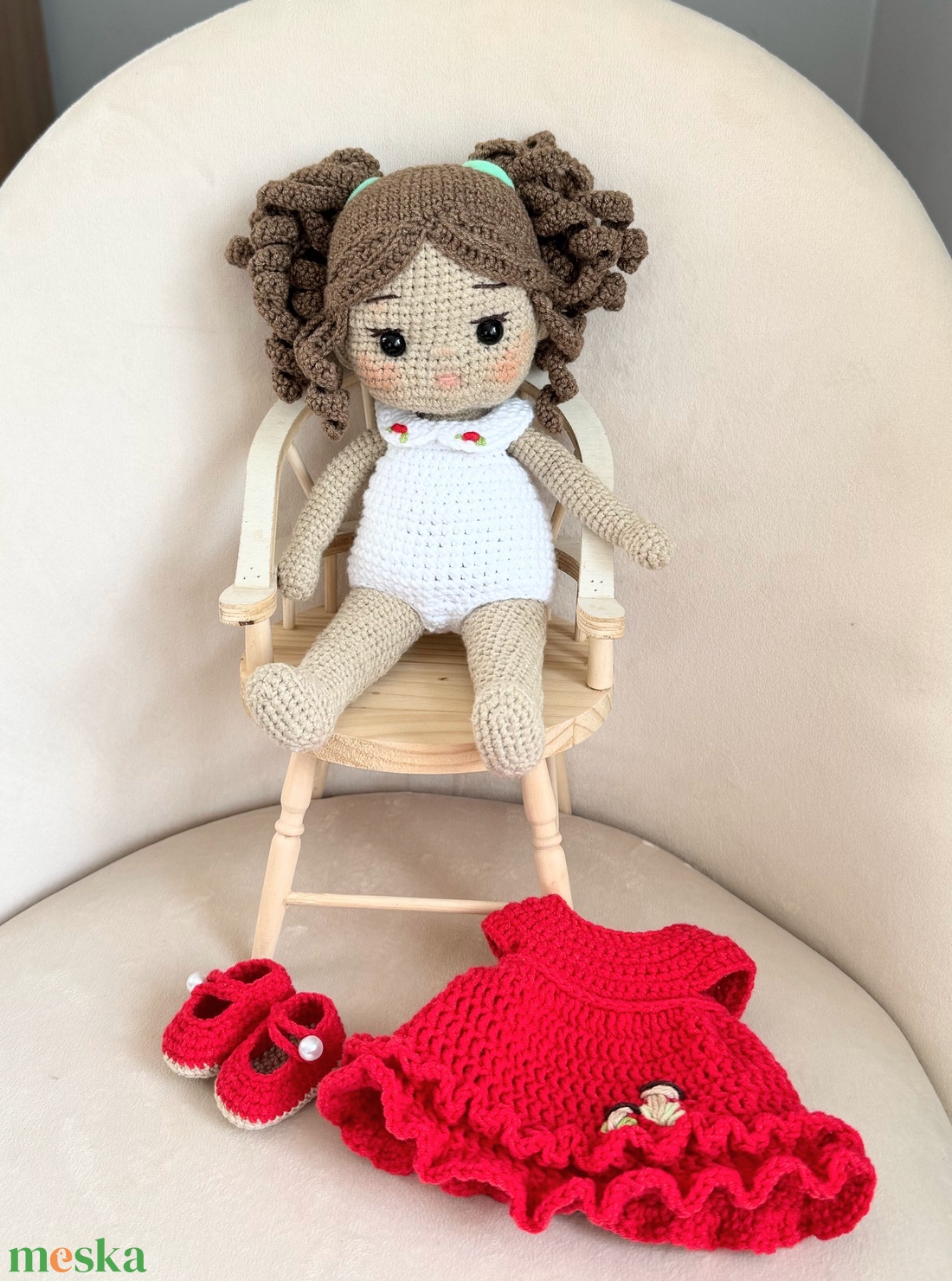 Amigurumi Anna baba - játék & sport - baba & babaház - öltöztethető baba - Meska.hu Amigurumi Anna baba - játék & sport - baba & babaház - öltöztethető baba - Meska.hu