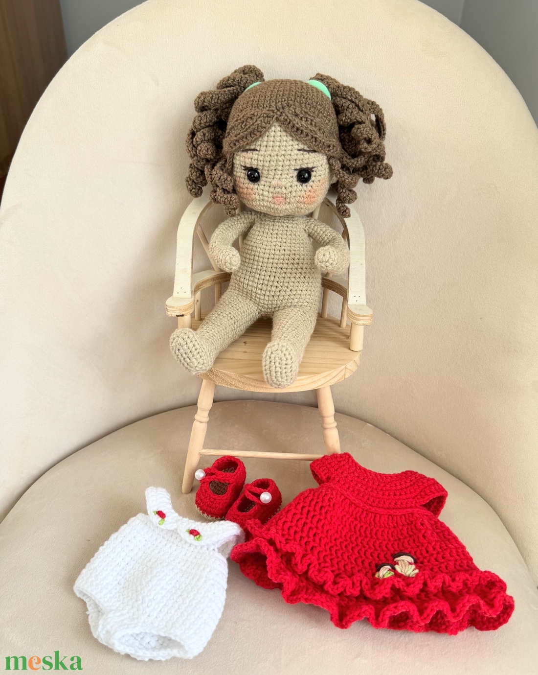 Amigurumi Anna baba - játék & sport - baba & babaház - öltöztethető baba - Meska.hu Amigurumi Anna baba - játék & sport - baba & babaház - öltöztethető baba - Meska.hu