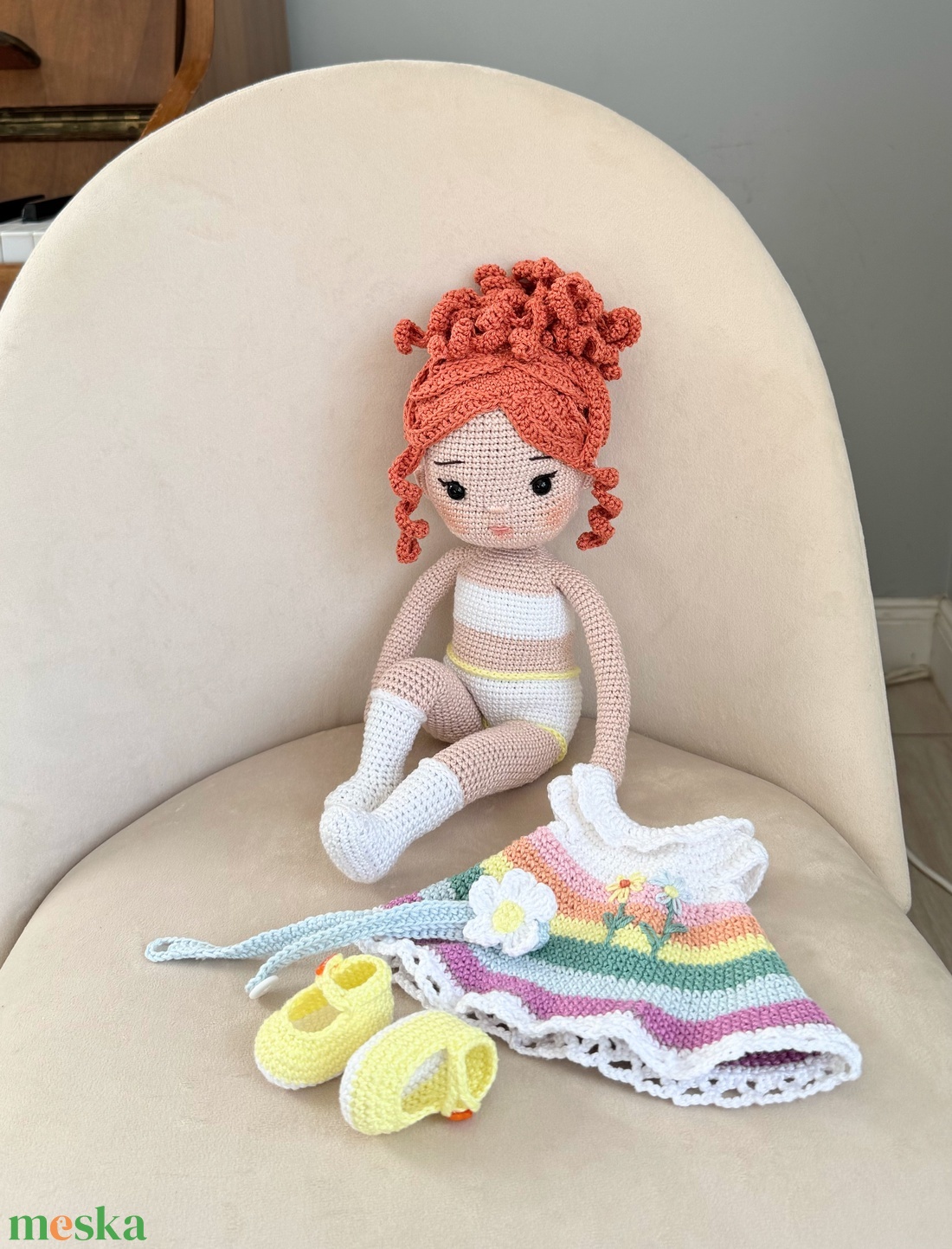 Amigurumi Bella baba - játék & sport - baba & babaház - öltöztethető baba - Meska.hu Amigurumi Bella baba - játék & sport - baba & babaház - öltöztethető baba - Meska.hu