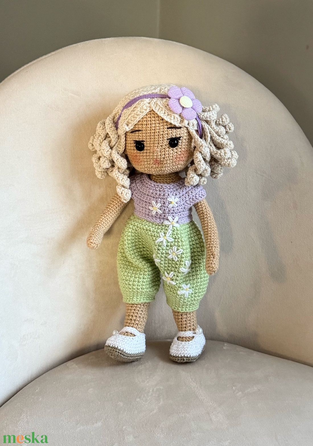 Amigurumi Lujzi baba - játék & sport - baba & babaház - öltöztethető baba - Meska.hu Amigurumi Lujzi baba - játék & sport - baba & babaház - öltöztethető baba - Meska.hu