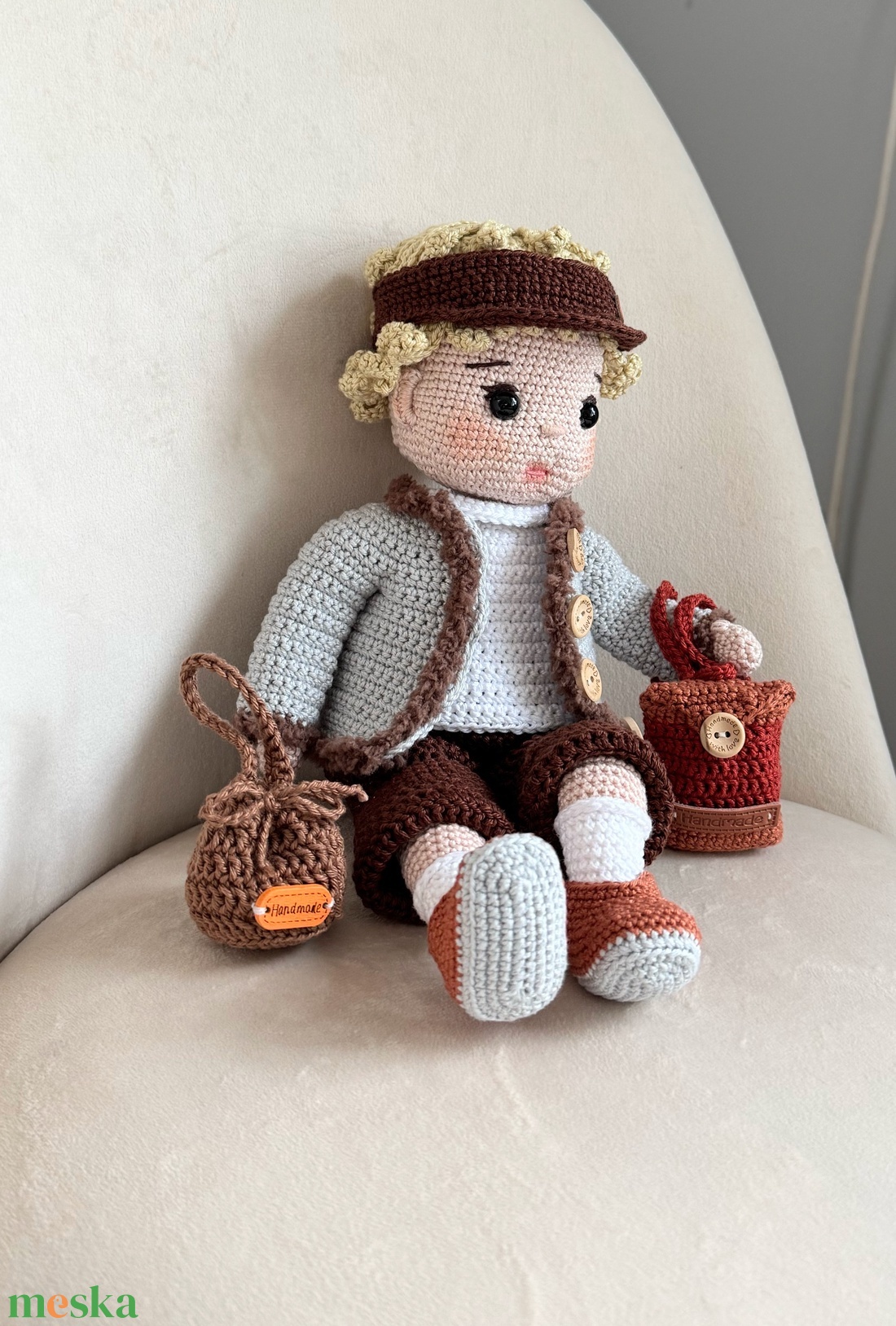 Amigurumi Milan baba - játék & sport - baba & babaház - öltöztethető baba - Meska.hu Amigurumi Milan baba - játék & sport - baba & babaház - öltöztethető baba - Meska.hu