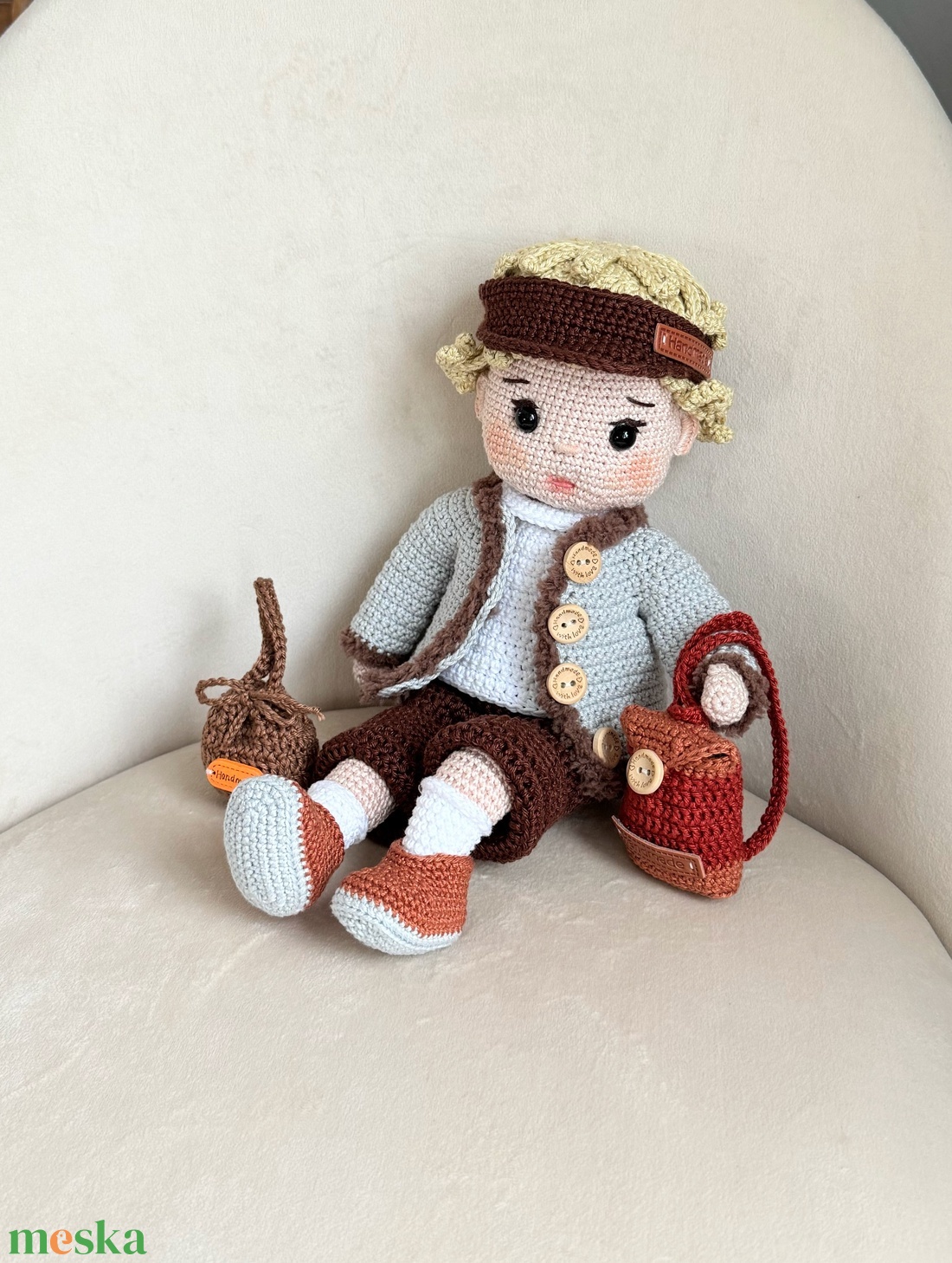 Amigurumi Milan baba - játék & sport - baba & babaház - öltöztethető baba - Meska.hu Amigurumi Milan baba - játék & sport - baba & babaház - öltöztethető baba - Meska.hu