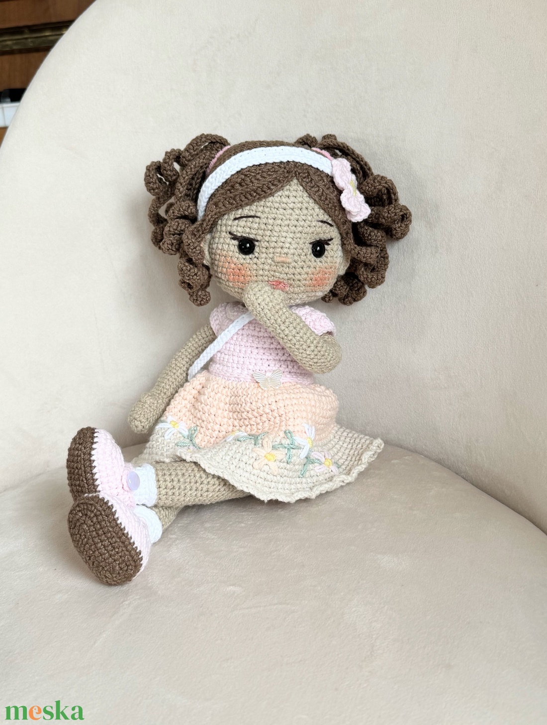 Amigurumi Laura baba - játék & sport - baba & babaház - öltöztethető baba - Meska.hu Amigurumi Laura baba - játék & sport - baba & babaház - öltöztethető baba - Meska.hu