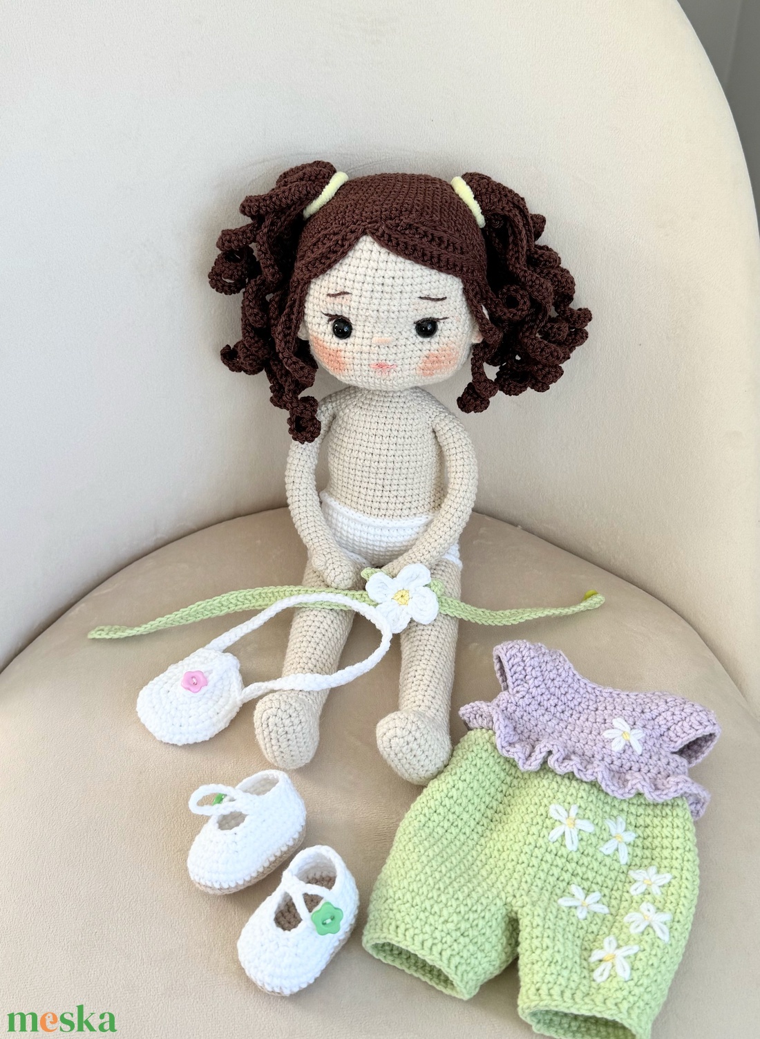 Amigurumi Melani baba - játék & sport - baba & babaház - öltöztethető baba - Meska.hu Amigurumi Melani baba - játék & sport - baba & babaház - öltöztethető baba - Meska.hu