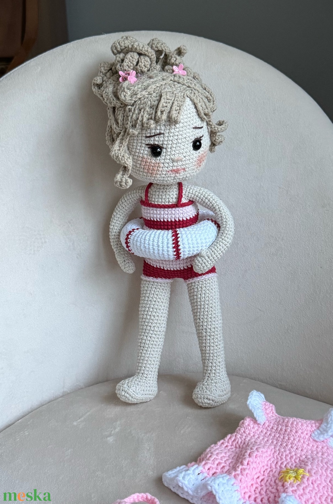Amigurumi Lea baba - játék & sport - baba & babaház - öltöztethető baba - Meska.hu Amigurumi Lea baba - játék & sport - baba & babaház - öltöztethető baba - Meska.hu