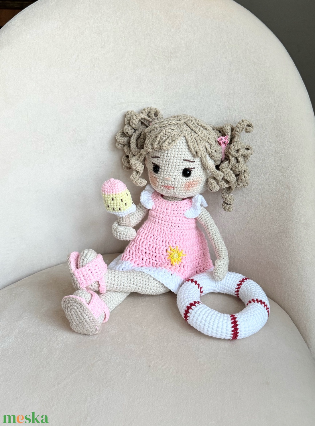 Amigurumi Lea baba - játék & sport - baba & babaház - öltöztethető baba - Meska.hu Amigurumi Lea baba - játék & sport - baba & babaház - öltöztethető baba - Meska.hu