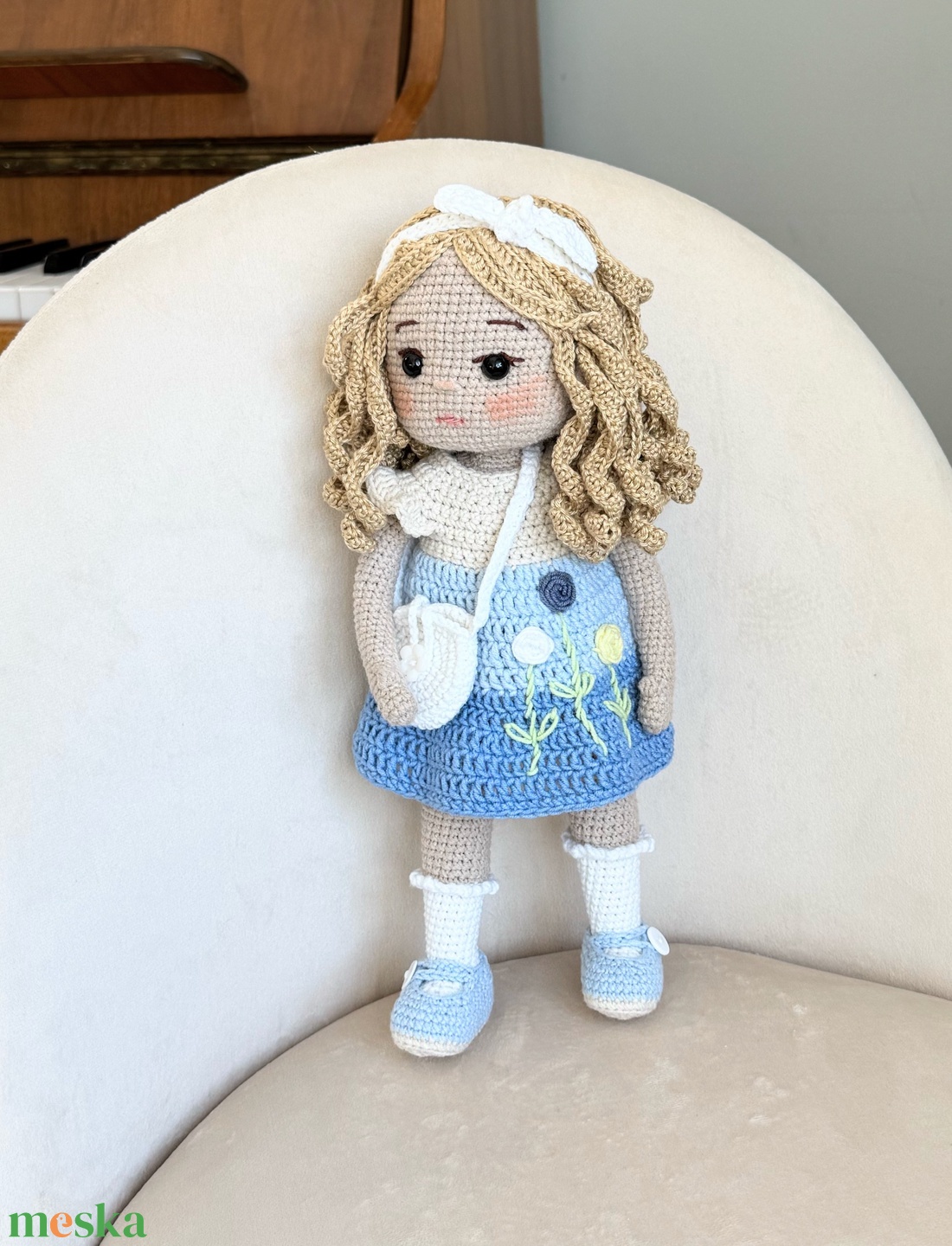 Amigurumi Liane baba - játék & sport - baba & babaház - öltöztethető baba - Meska.hu Amigurumi Liane baba - játék & sport - baba & babaház - öltöztethető baba - Meska.hu