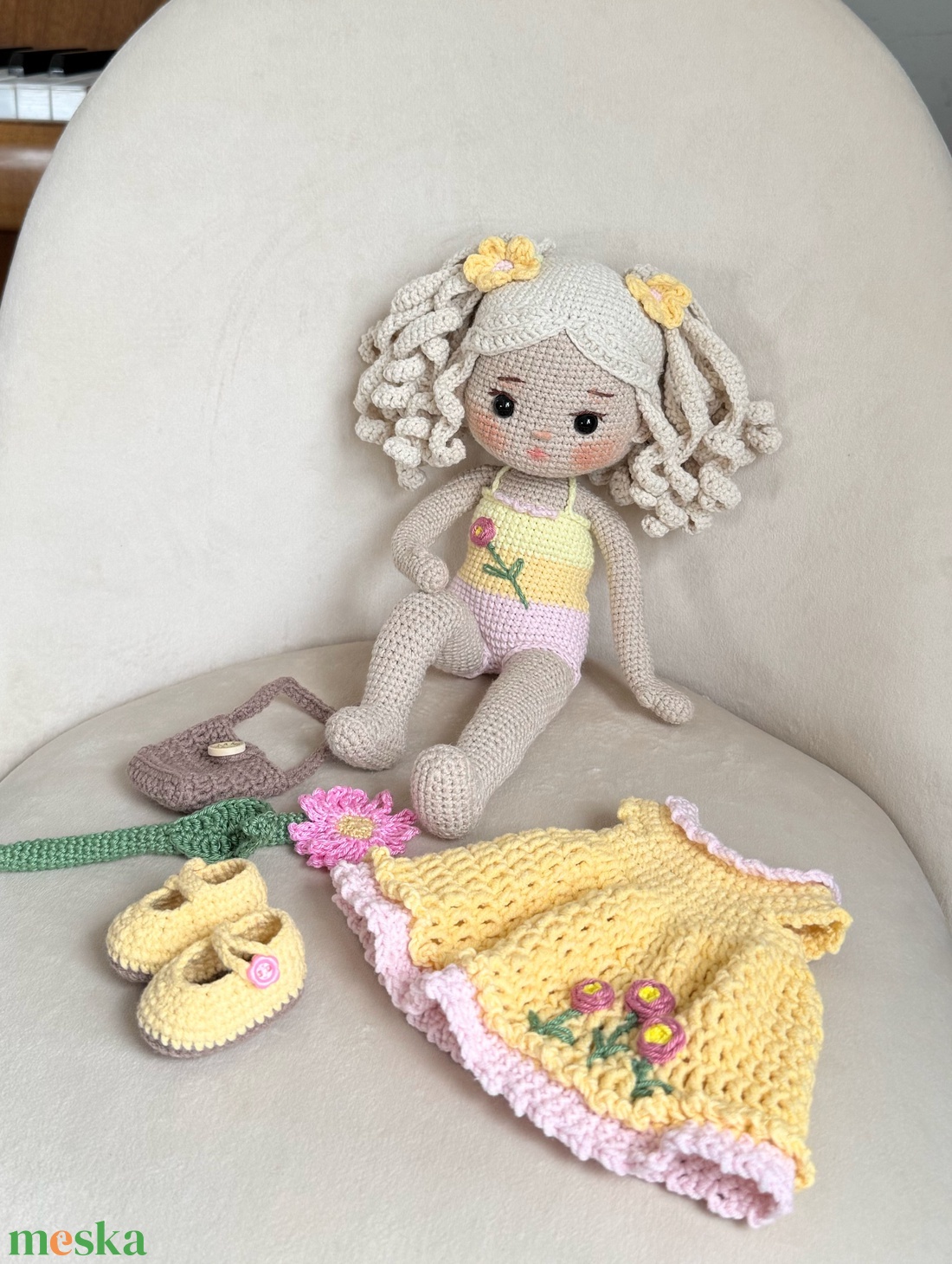 Amigurumi Linda baba - játék & sport - baba & babaház - öltöztethető baba - Meska.hu Amigurumi Linda baba - játék & sport - baba & babaház - öltöztethető baba - Meska.hu