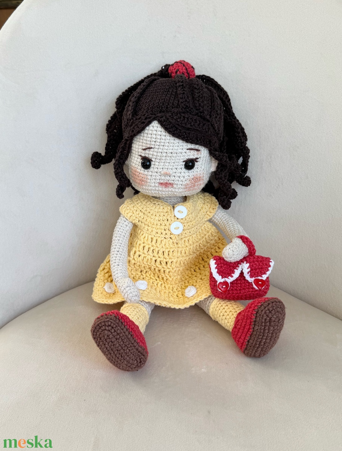 Amigurumi Annipanni baba - játék & sport - baba & babaház - öltöztethető baba - Meska.hu Amigurumi Annipanni baba - játék & sport - baba & babaház - öltöztethető baba - Meska.hu