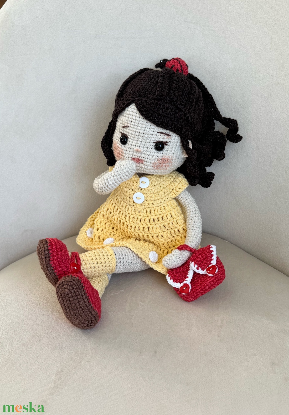 Amigurumi Annipanni baba - játék & sport - baba & babaház - öltöztethető baba - Meska.hu Amigurumi Annipanni baba - játék & sport - baba & babaház - öltöztethető baba - Meska.hu