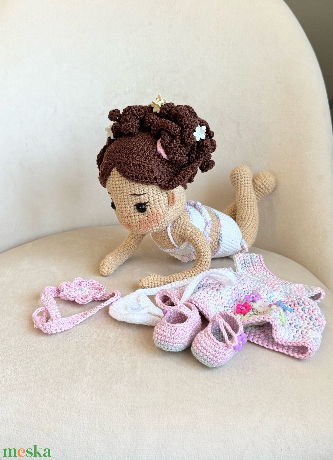 Amigurumi Regina baba - játék & sport - baba & babaház - öltöztethető baba - Meska.hu Amigurumi Regina baba - játék & sport - baba & babaház - öltöztethető baba - Meska.hu