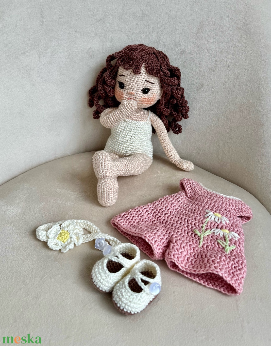 Amigurumi Bianka baba - játék & sport - baba & babaház - öltöztethető baba - Meska.hu Amigurumi Bianka baba - játék & sport - baba & babaház - öltöztethető baba - Meska.hu