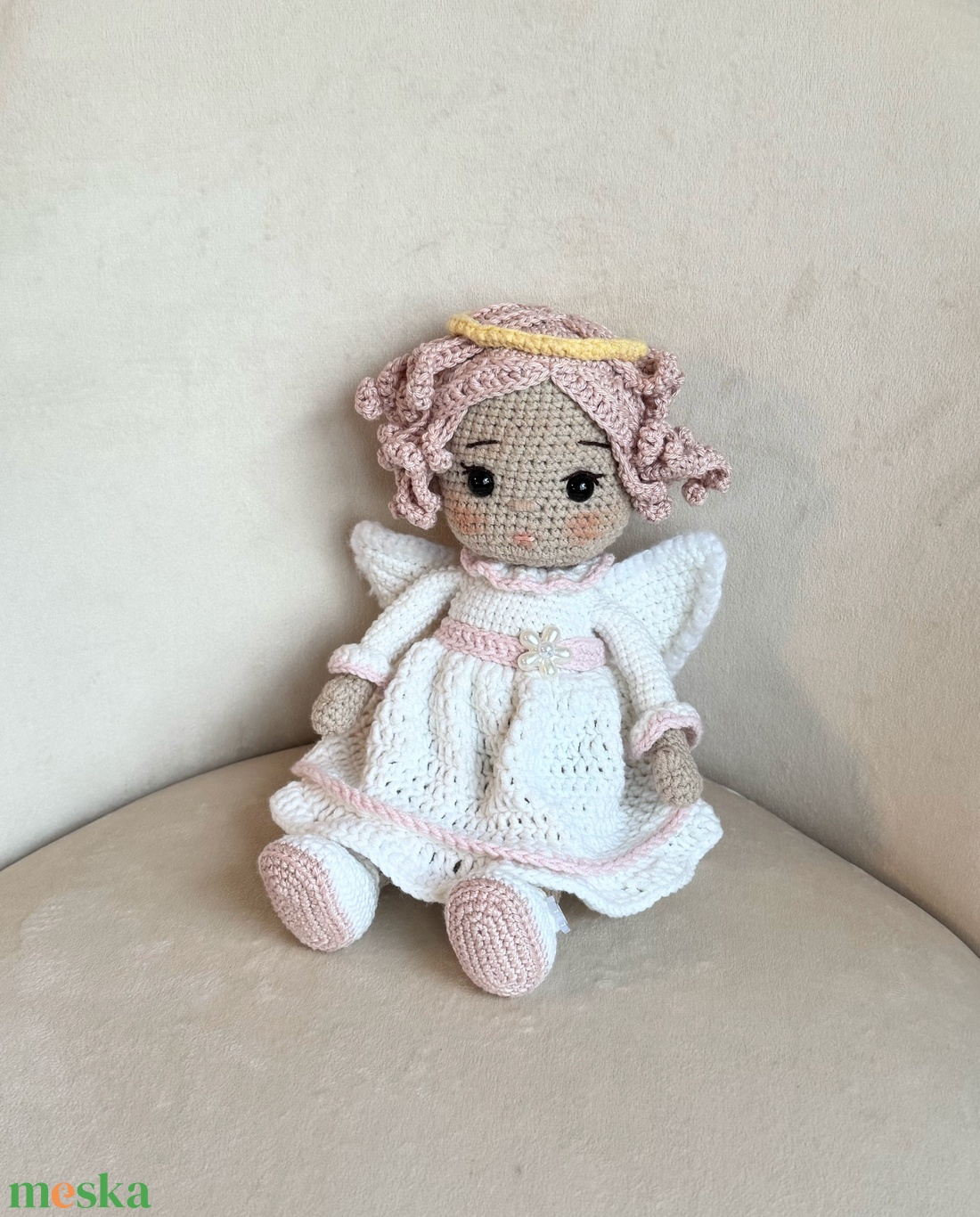 Amigurumi Angyal baba - játék & sport - baba & babaház - öltöztethető baba - Meska.hu Amigurumi Angyal baba - játék & sport - baba & babaház - öltöztethető baba - Meska.hu