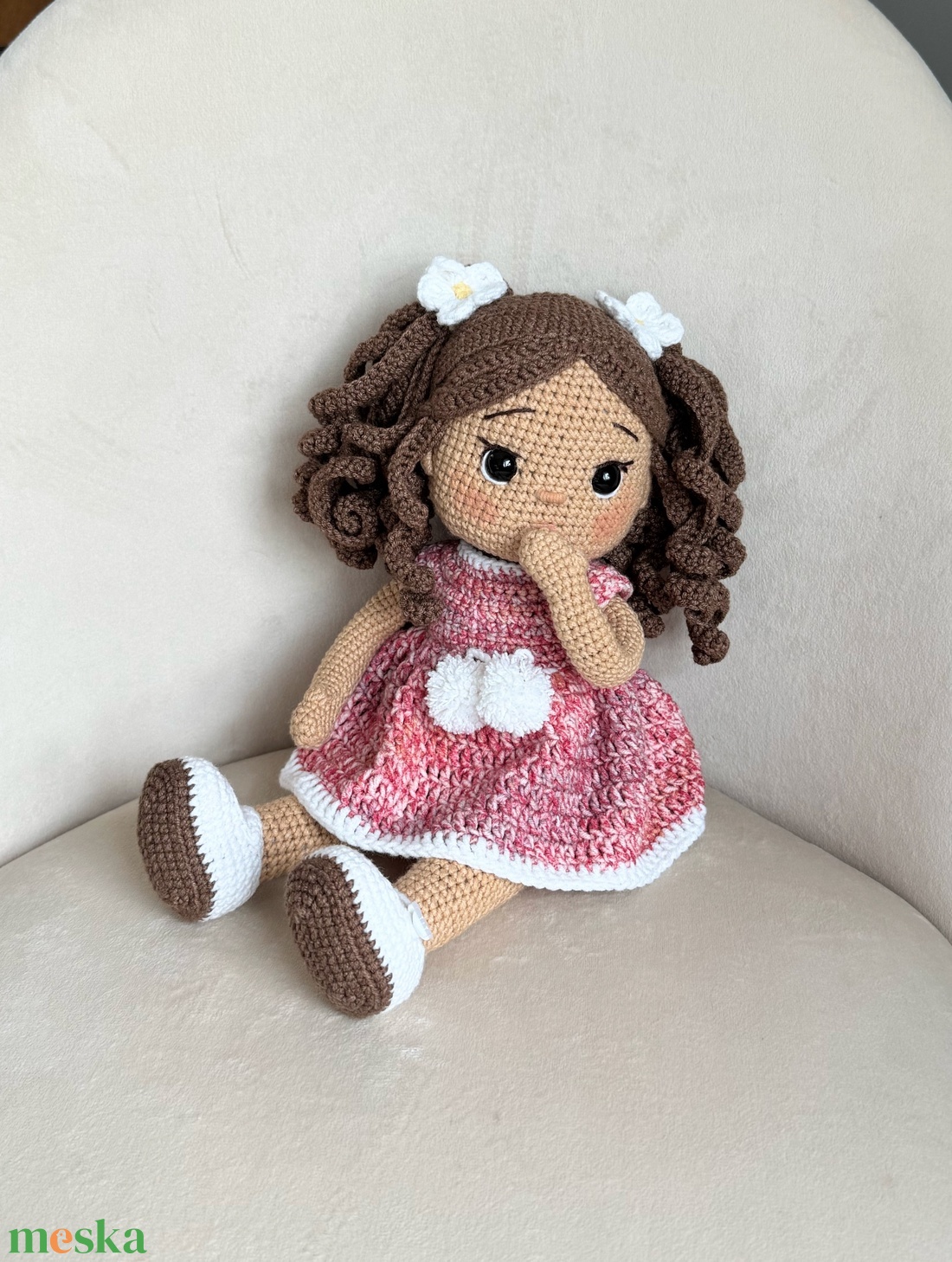 Amigurumi Milla baba - játék & sport - baba & babaház - öltöztethető baba - Meska.hu