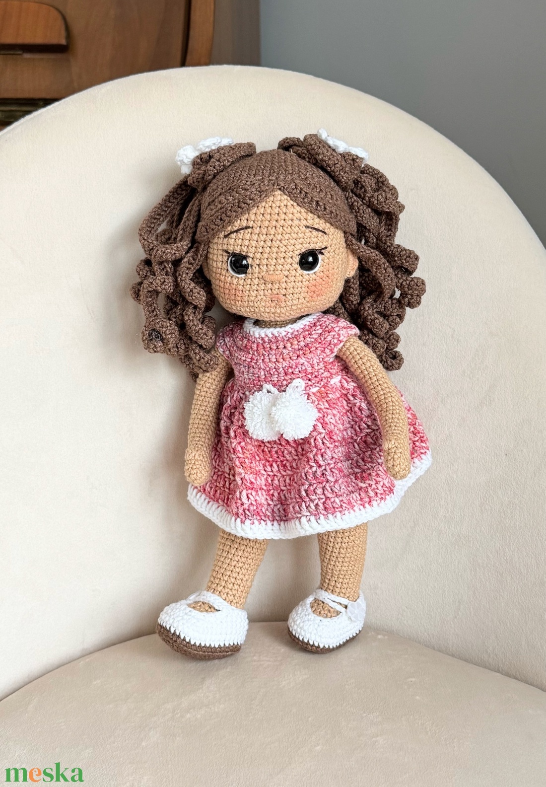 Amigurumi Milla baba - játék & sport - baba & babaház - öltöztethető baba - Meska.hu