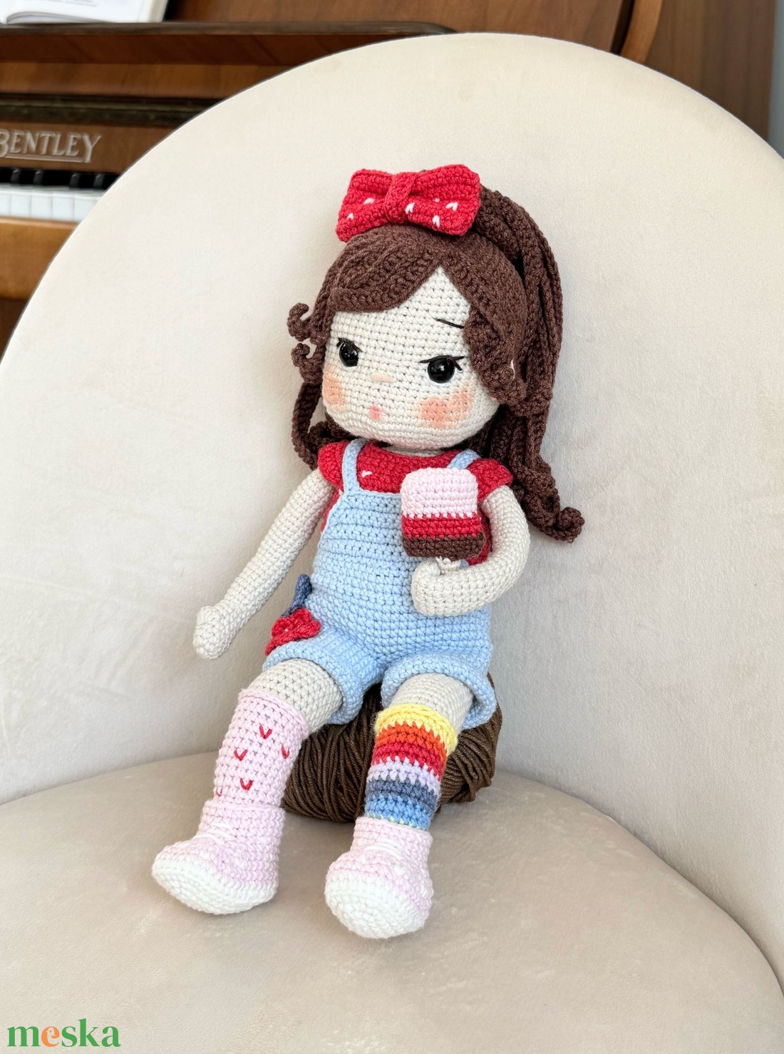 Amigurumi Lola baba! - játék & sport - baba & babaház - öltöztethető baba - Meska.hu