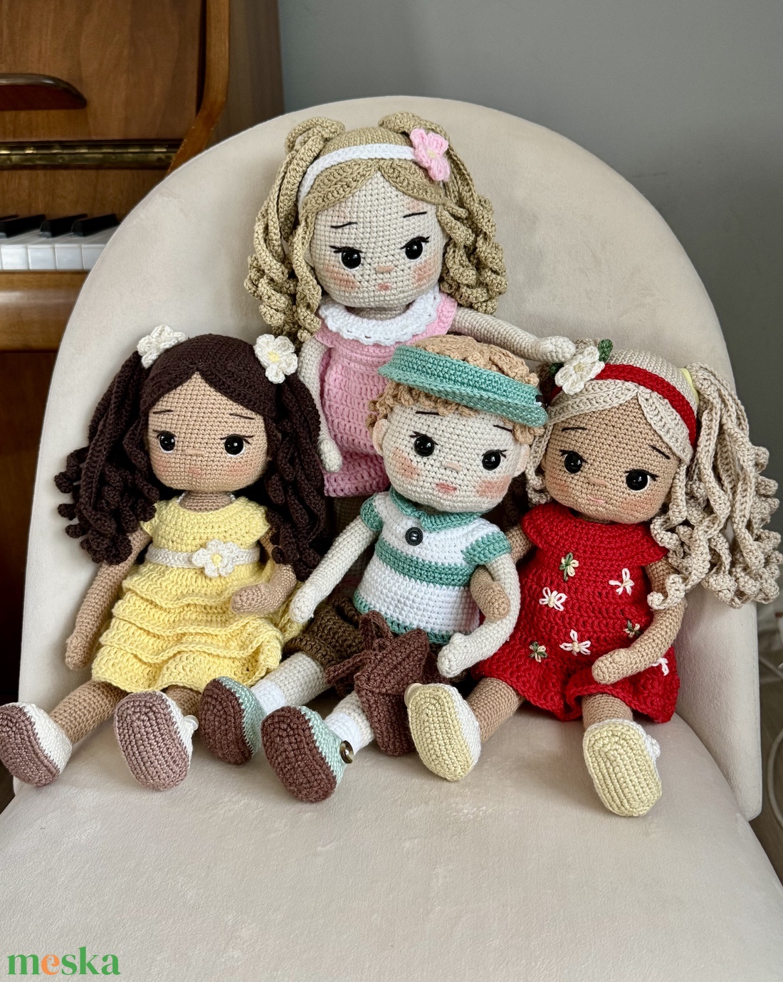 Amigurumi babák - játék & sport - baba & babaház - öltöztethető baba - Meska.hu Amigurumi babák - játék & sport - baba & babaház - öltöztethető baba - Meska.hu