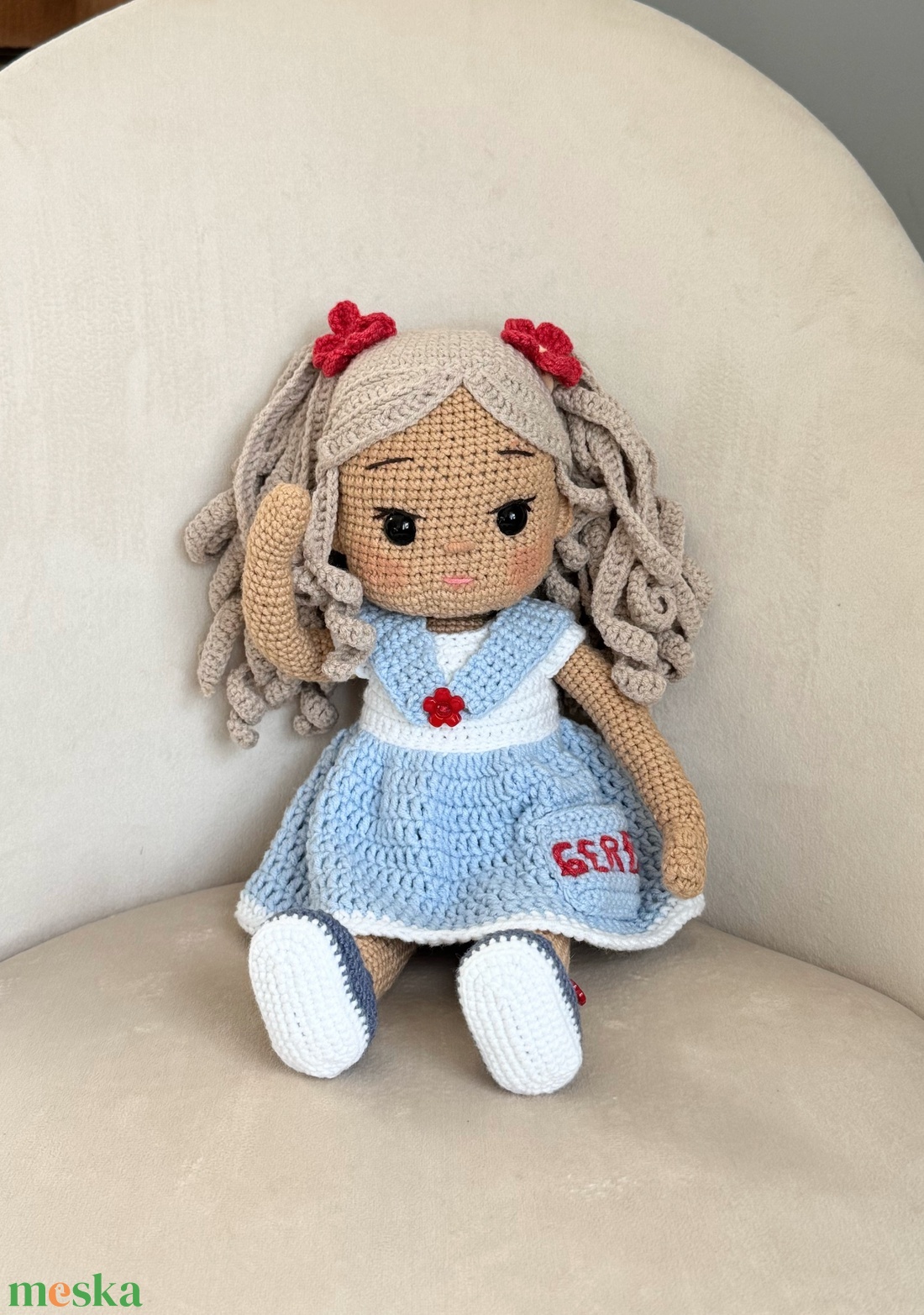 Amigurumi Lizy baba - játék & sport - baba & babaház - öltöztethető baba - Meska.hu Amigurumi Lizy baba - játék & sport - baba & babaház - öltöztethető baba - Meska.hu