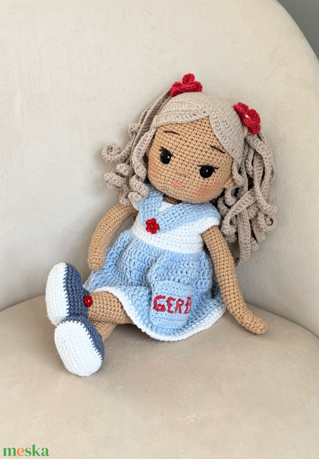 Amigurumi Lizy baba - játék & sport - baba & babaház - öltöztethető baba - Meska.hu Amigurumi Lizy baba - játék & sport - baba & babaház - öltöztethető baba - Meska.hu