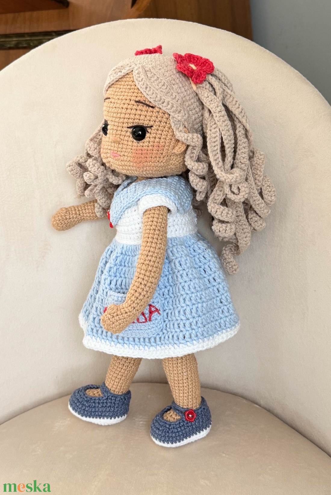 Amigurumi Lizy baba - játék & sport - baba & babaház - öltöztethető baba - Meska.hu Amigurumi Lizy baba - játék & sport - baba & babaház - öltöztethető baba - Meska.hu