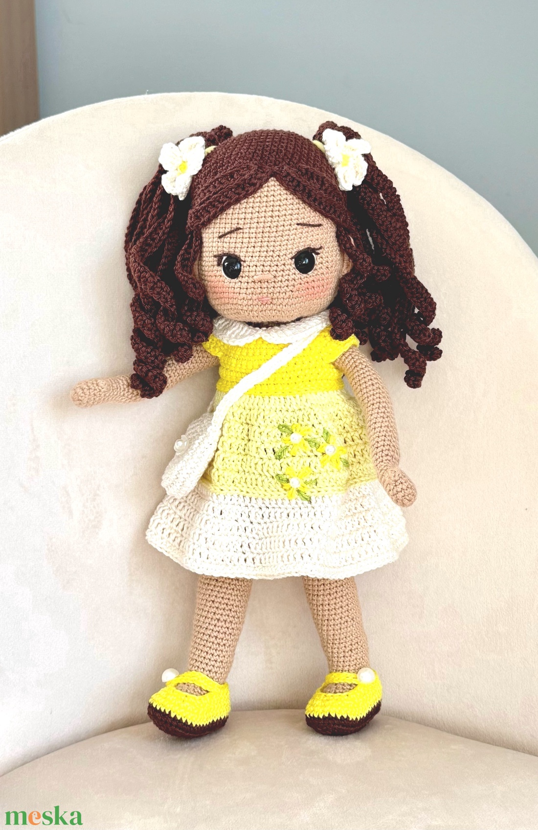 Amigurumi Orsi baba - játék & sport - baba & babaház - öltöztethető baba - Meska.hu