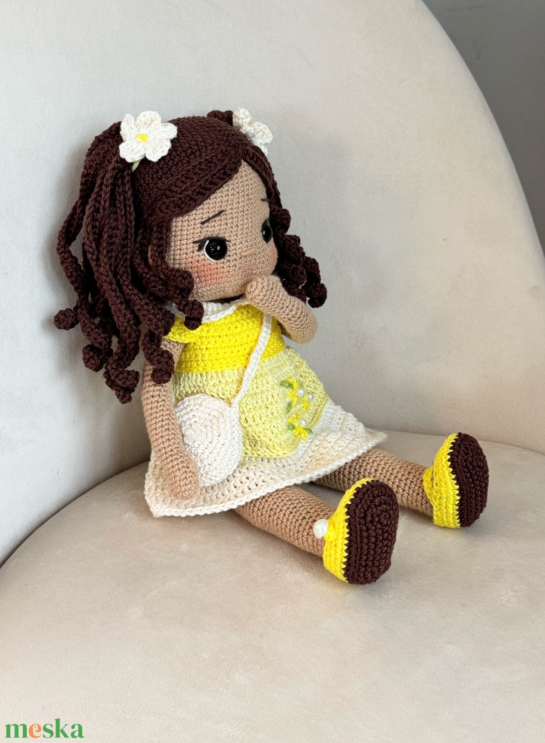 Amigurumi Orsi baba - játék & sport - baba & babaház - öltöztethető baba - Meska.hu