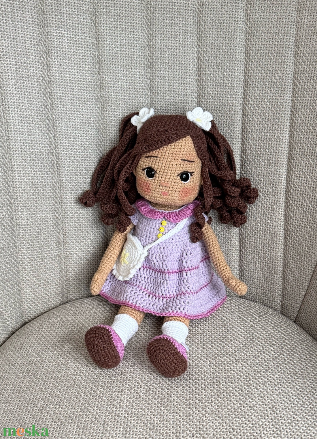 Amigurumi Helga baba - játék & sport - baba & babaház - öltöztethető baba - Meska.hu Amigurumi Helga baba - játék & sport - baba & babaház - öltöztethető baba - Meska.hu