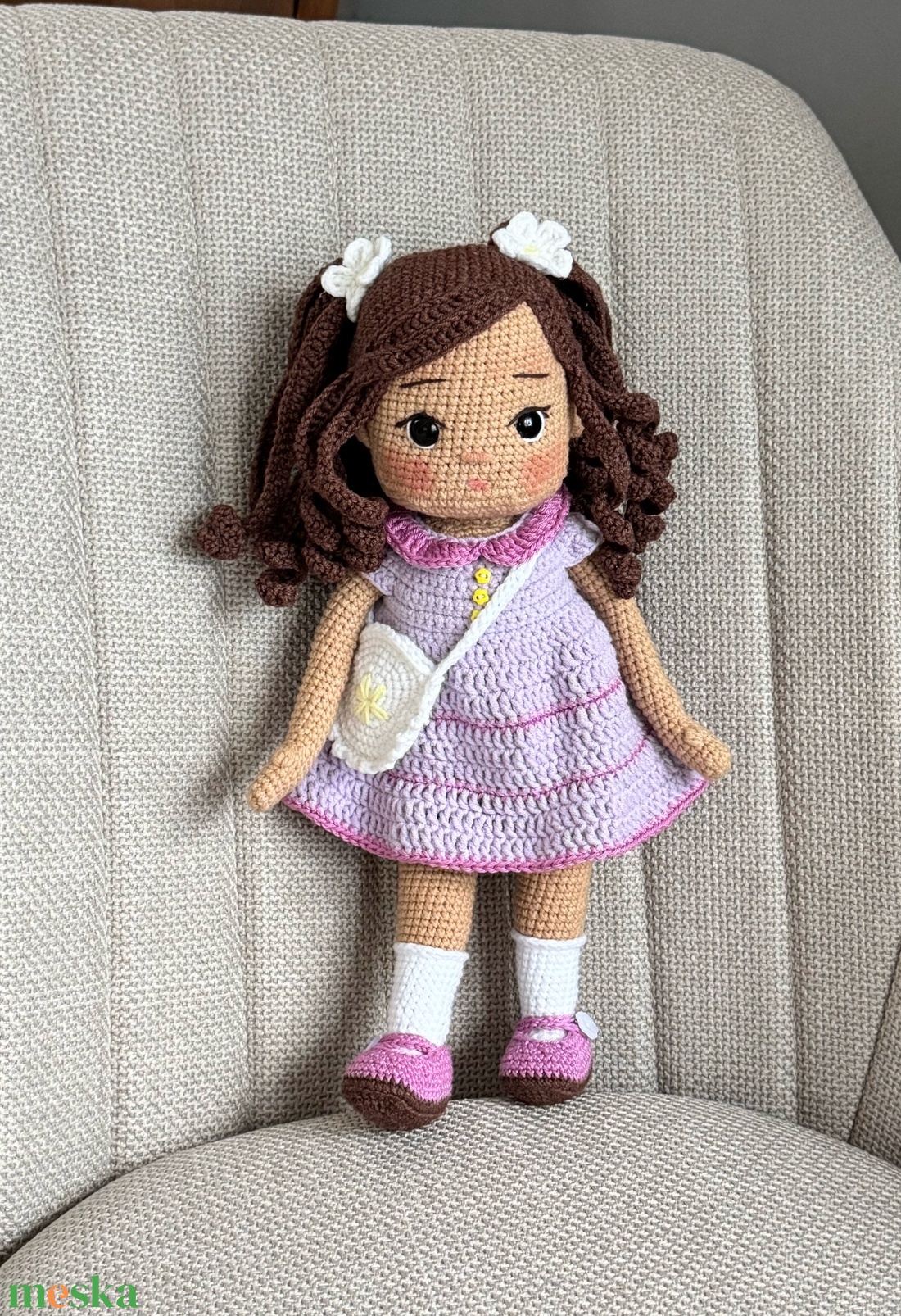 Amigurumi Helga baba - játék & sport - baba & babaház - öltöztethető baba - Meska.hu Amigurumi Helga baba - játék & sport - baba & babaház - öltöztethető baba - Meska.hu