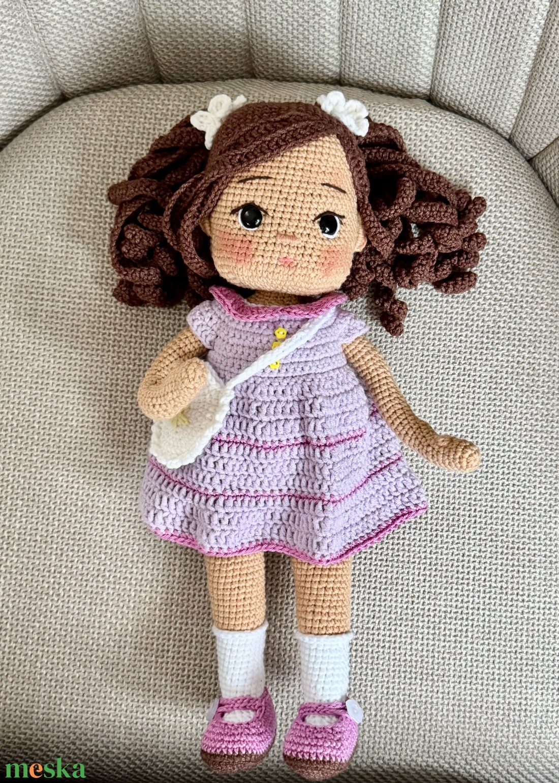 Amigurumi Helga baba - játék & sport - baba & babaház - öltöztethető baba - Meska.hu Amigurumi Helga baba - játék & sport - baba & babaház - öltöztethető baba - Meska.hu