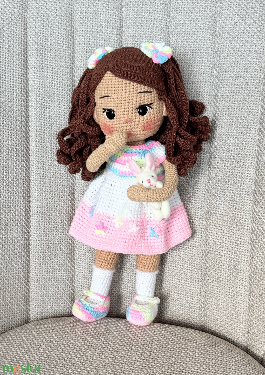 Amigurumi Roze baba - játék & sport - baba & babaház - öltöztethető baba - Meska.hu Amigurumi Roze baba - játék & sport - baba & babaház - öltöztethető baba - Meska.hu