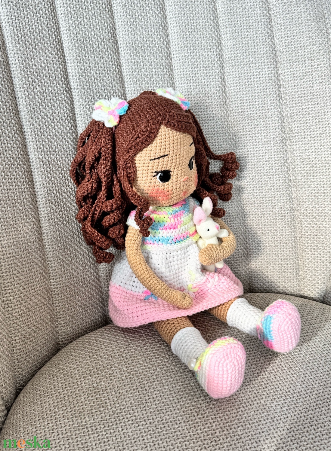 Amigurumi Roze baba - játék & sport - baba & babaház - öltöztethető baba - Meska.hu Amigurumi Roze baba - játék & sport - baba & babaház - öltöztethető baba - Meska.hu