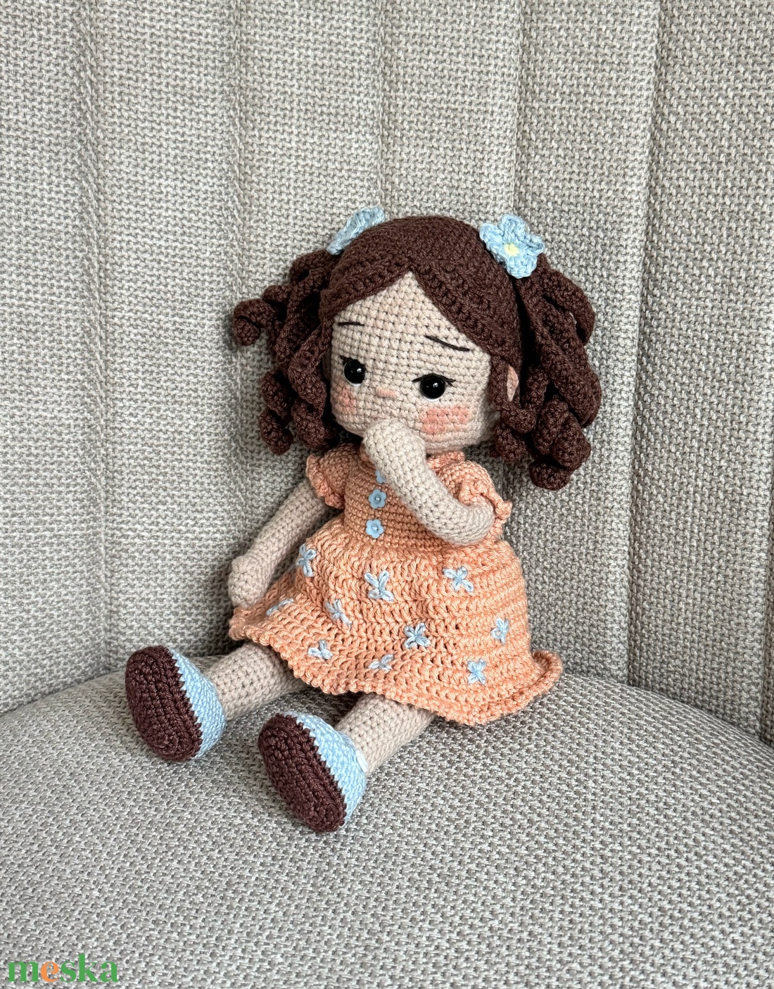 Amigurumi Sisi baba - játék & sport - baba & babaház - öltöztethető baba - Meska.hu