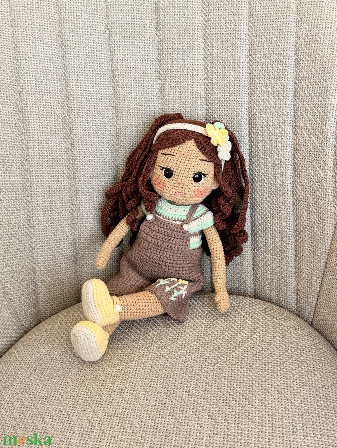 Amigurumi Kira baba - játék & sport - baba & babaház - öltöztethető baba - Meska.hu