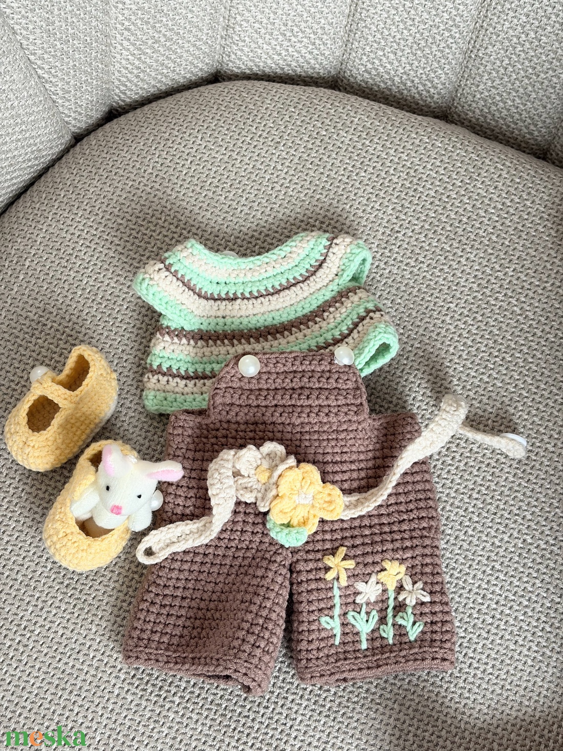 Amigurumi baba ruha - játék & sport - baba & babaház - öltöztethető baba - Meska.hu