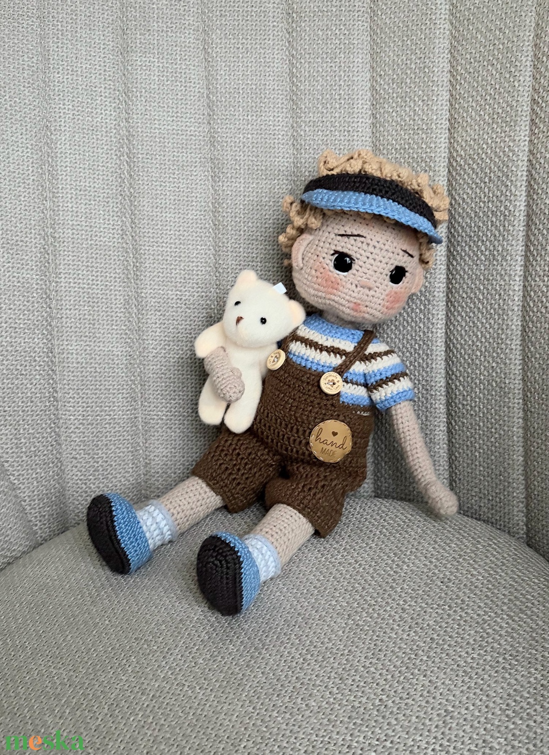 Amigurumi Lala baba - játék & sport - baba & babaház - öltöztethető baba - Meska.hu