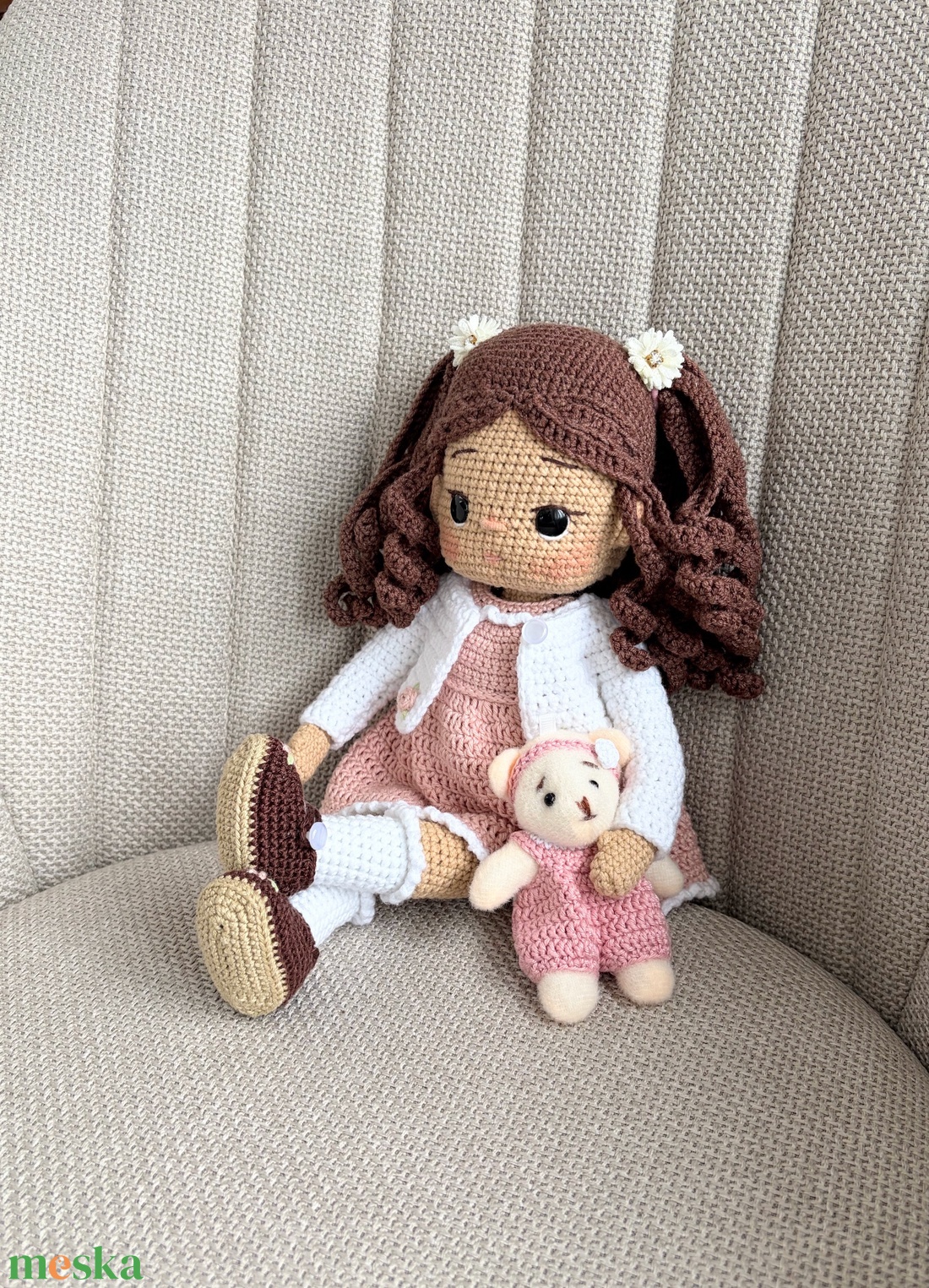 Amigurumi Shelby baba - játék & sport - baba & babaház - öltöztethető baba - Meska.hu