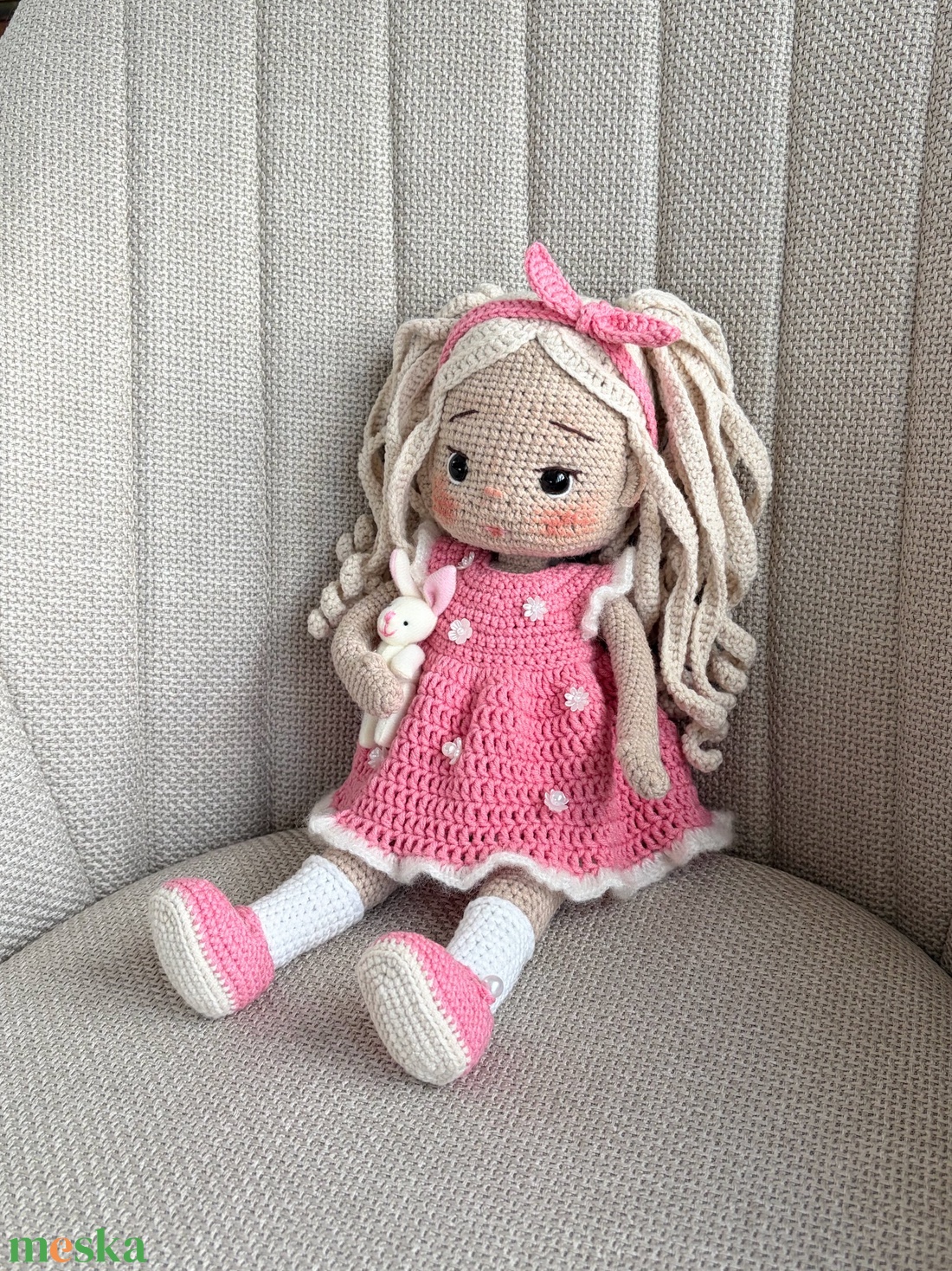 Amigurumi Amira baba - játék & sport - baba & babaház - öltöztethető baba - Meska.hu