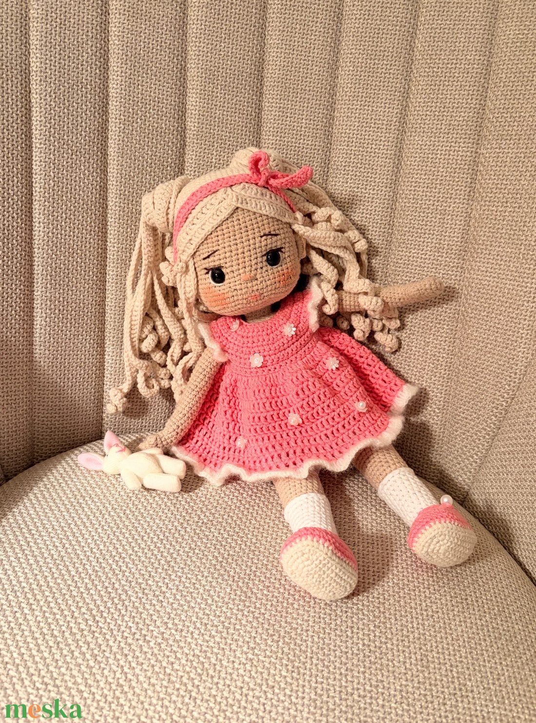 Amigurumi Amira baba - játék & sport - baba & babaház - öltöztethető baba - Meska.hu