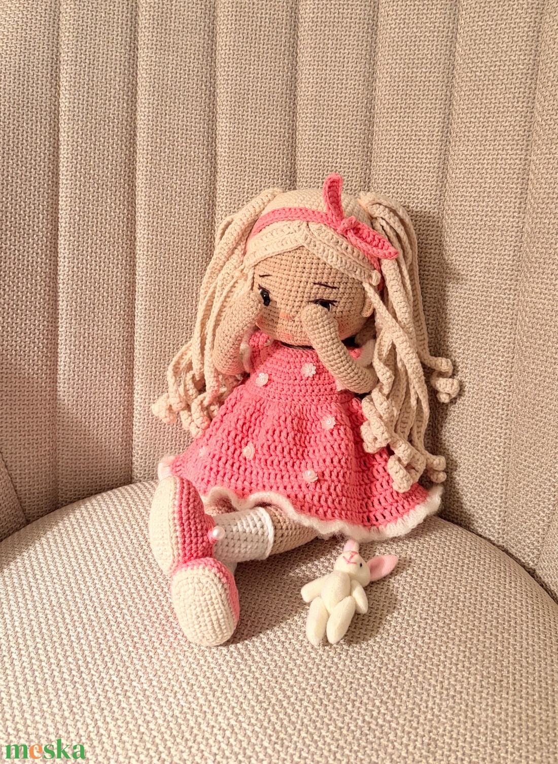 Amigurumi Amira baba - játék & sport - baba & babaház - öltöztethető baba - Meska.hu