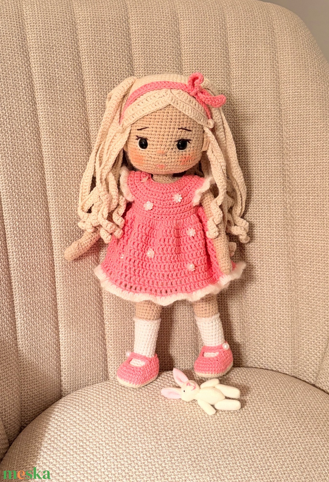 Amigurumi Amira baba - játék & sport - baba & babaház - öltöztethető baba - Meska.hu