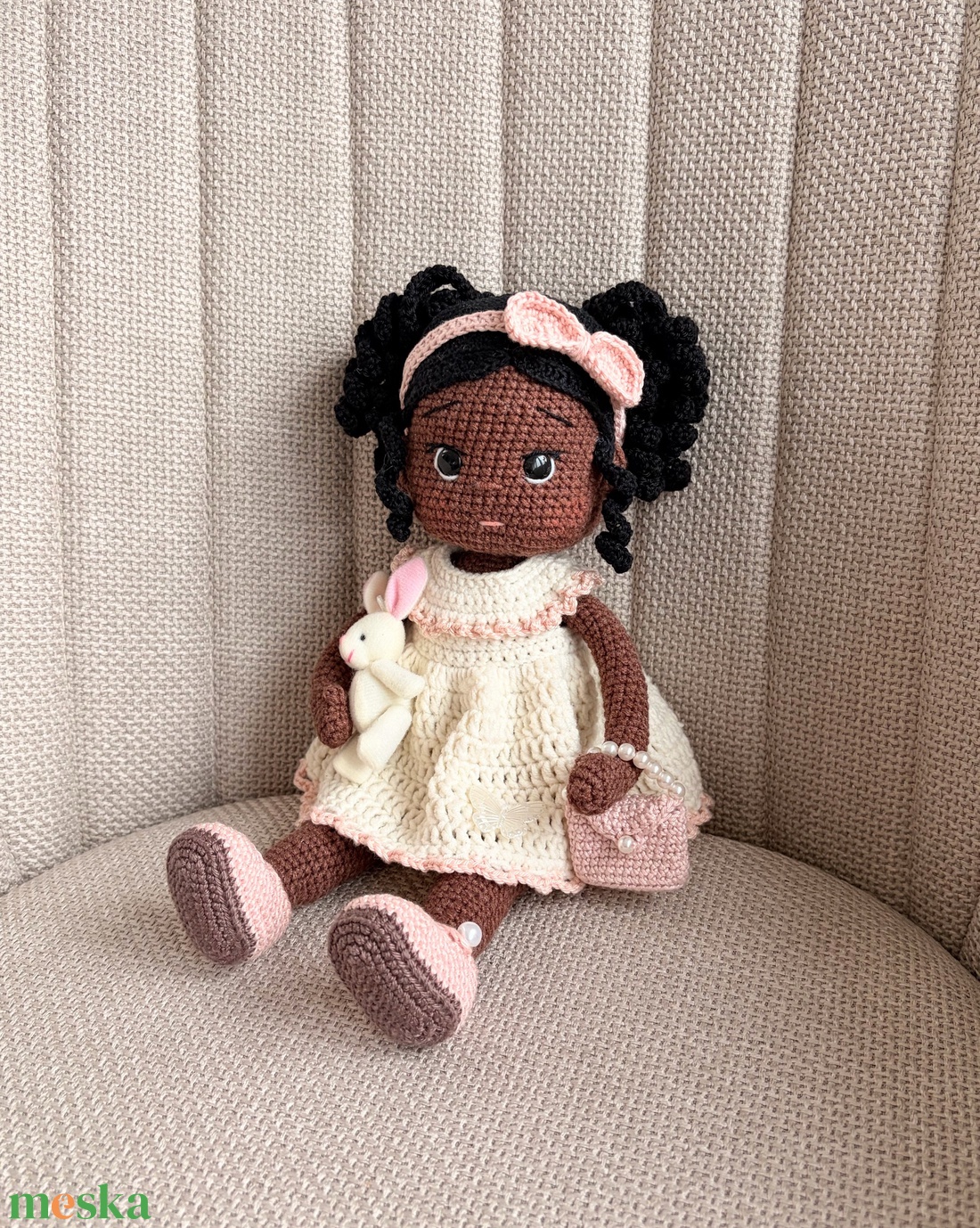 Amigurumi Rea baba - játék & sport - baba & babaház - öltöztethető baba - Meska.hu
