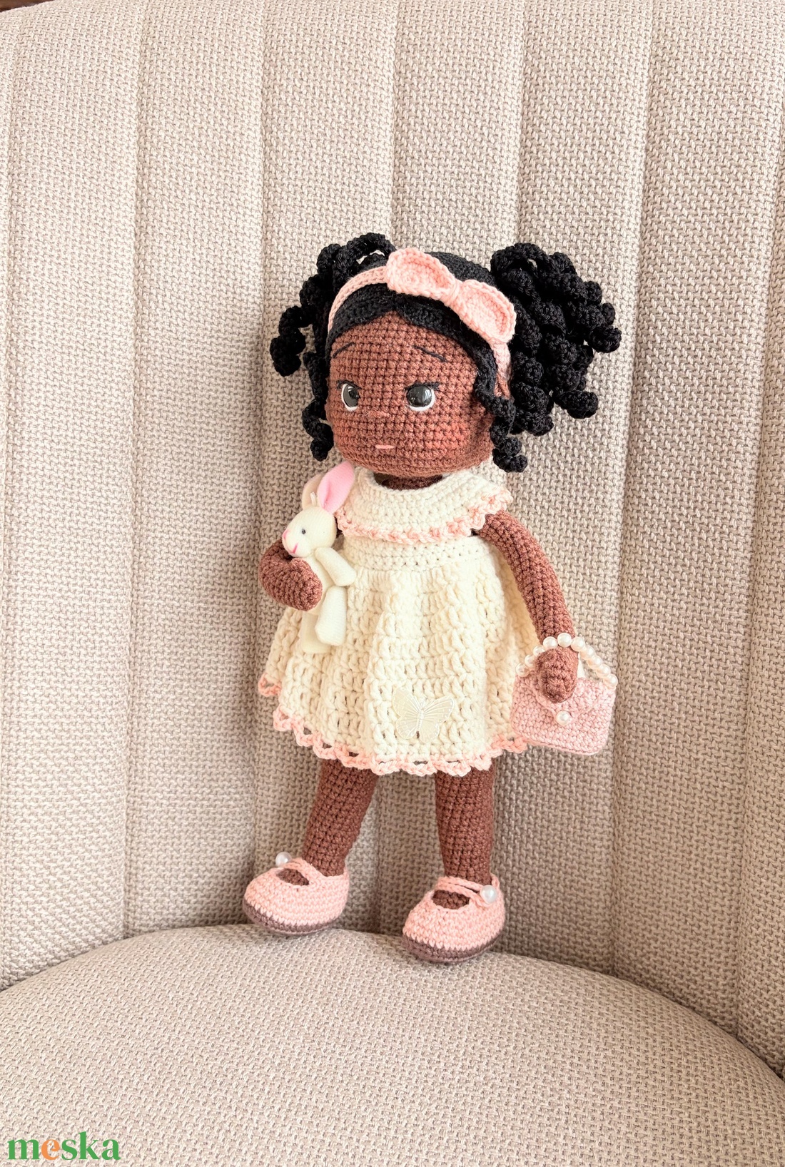 Amigurumi Rea baba - játék & sport - baba & babaház - öltöztethető baba - Meska.hu