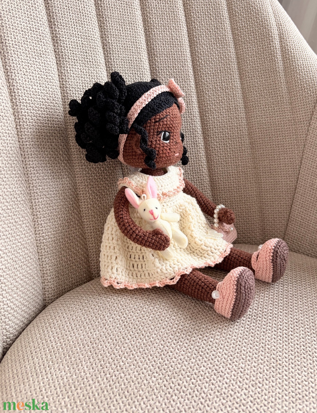 Amigurumi Rea baba - játék & sport - baba & babaház - öltöztethető baba - Meska.hu