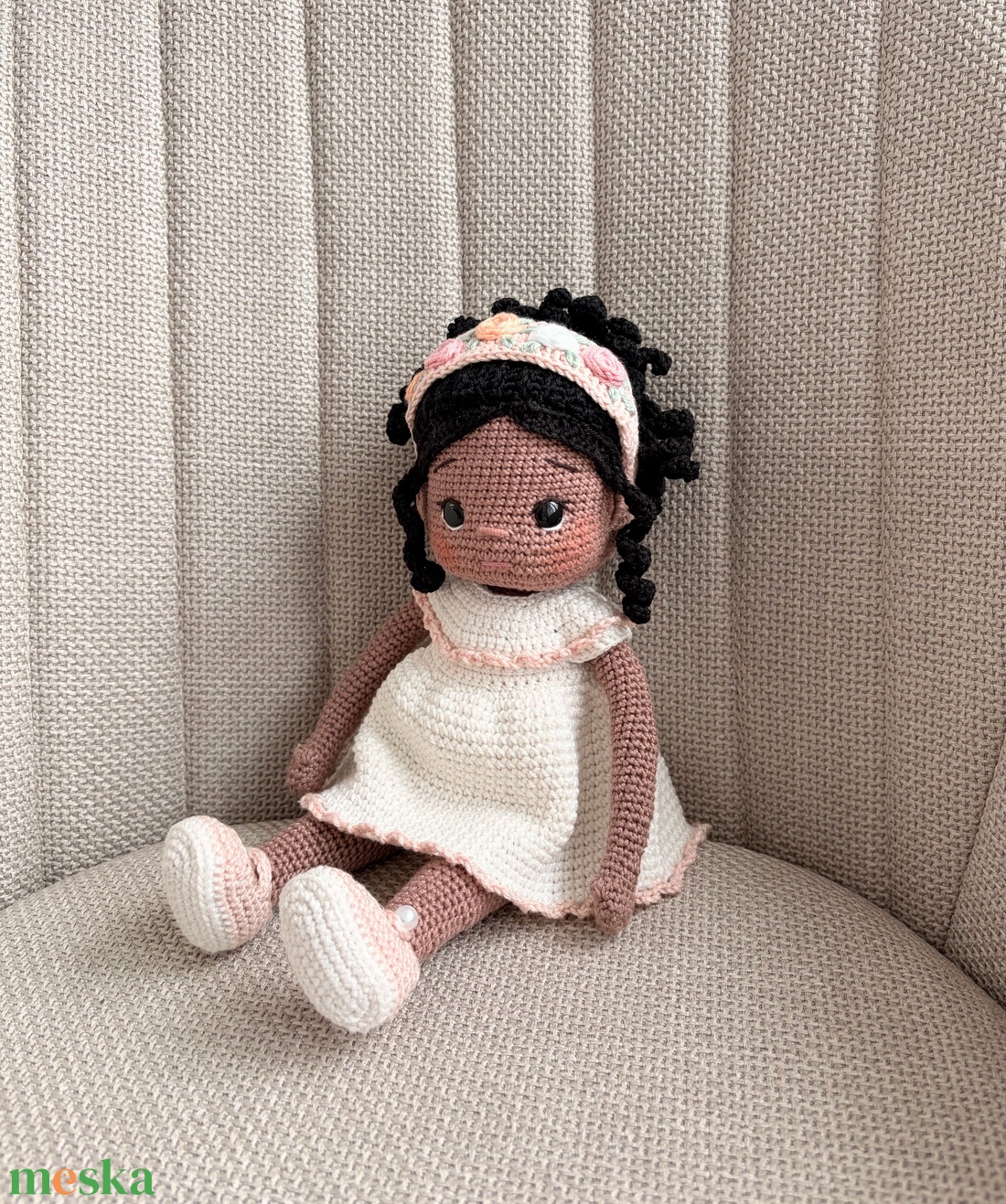 Amigurumi Lee baba - játék & sport - baba & babaház - öltöztethető baba - Meska.hu