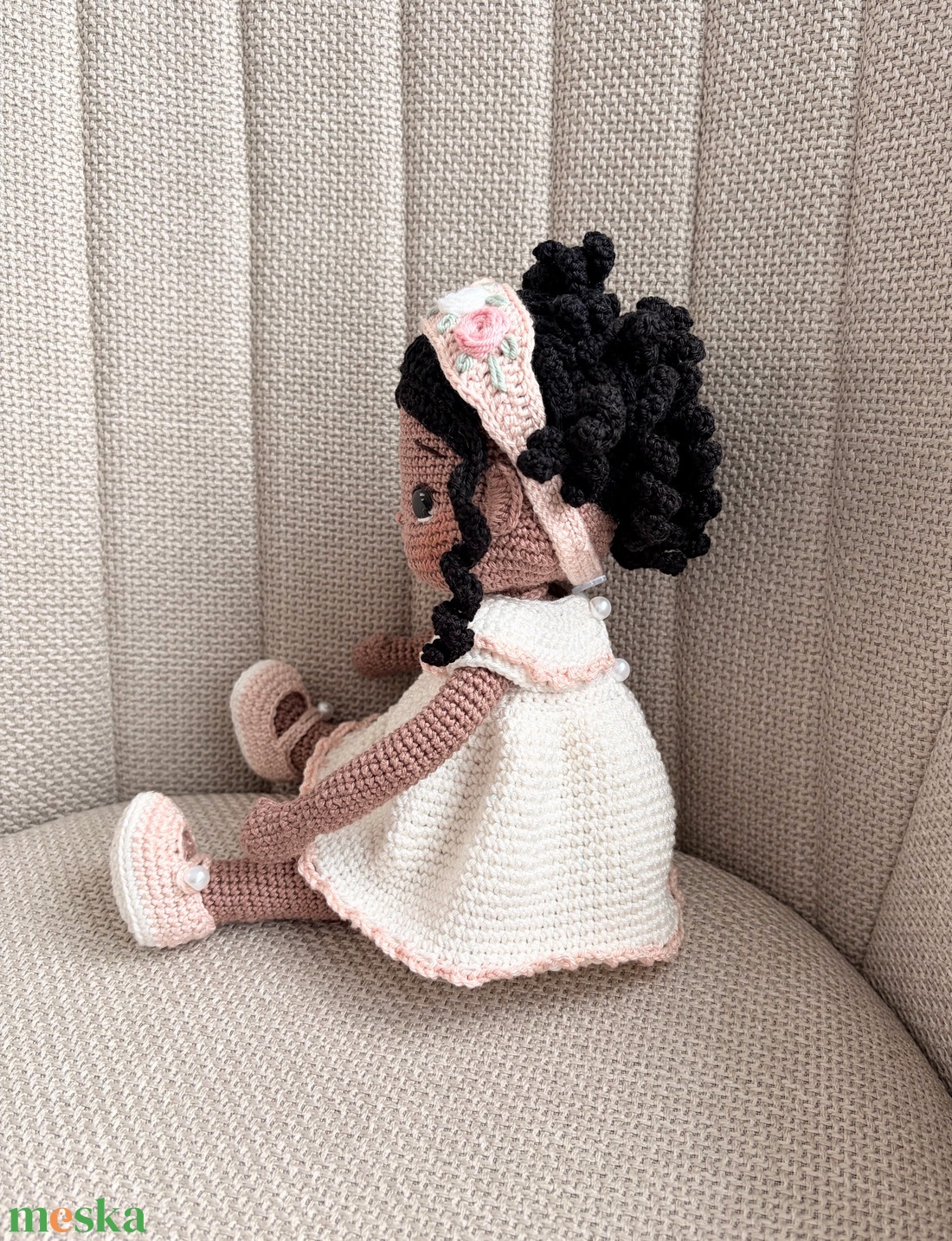 Amigurumi Lee baba - játék & sport - baba & babaház - öltöztethető baba - Meska.hu